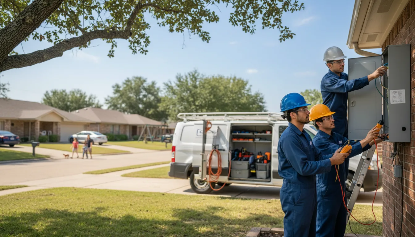 Certified electrician providing emergency electrical services in Southington, OH